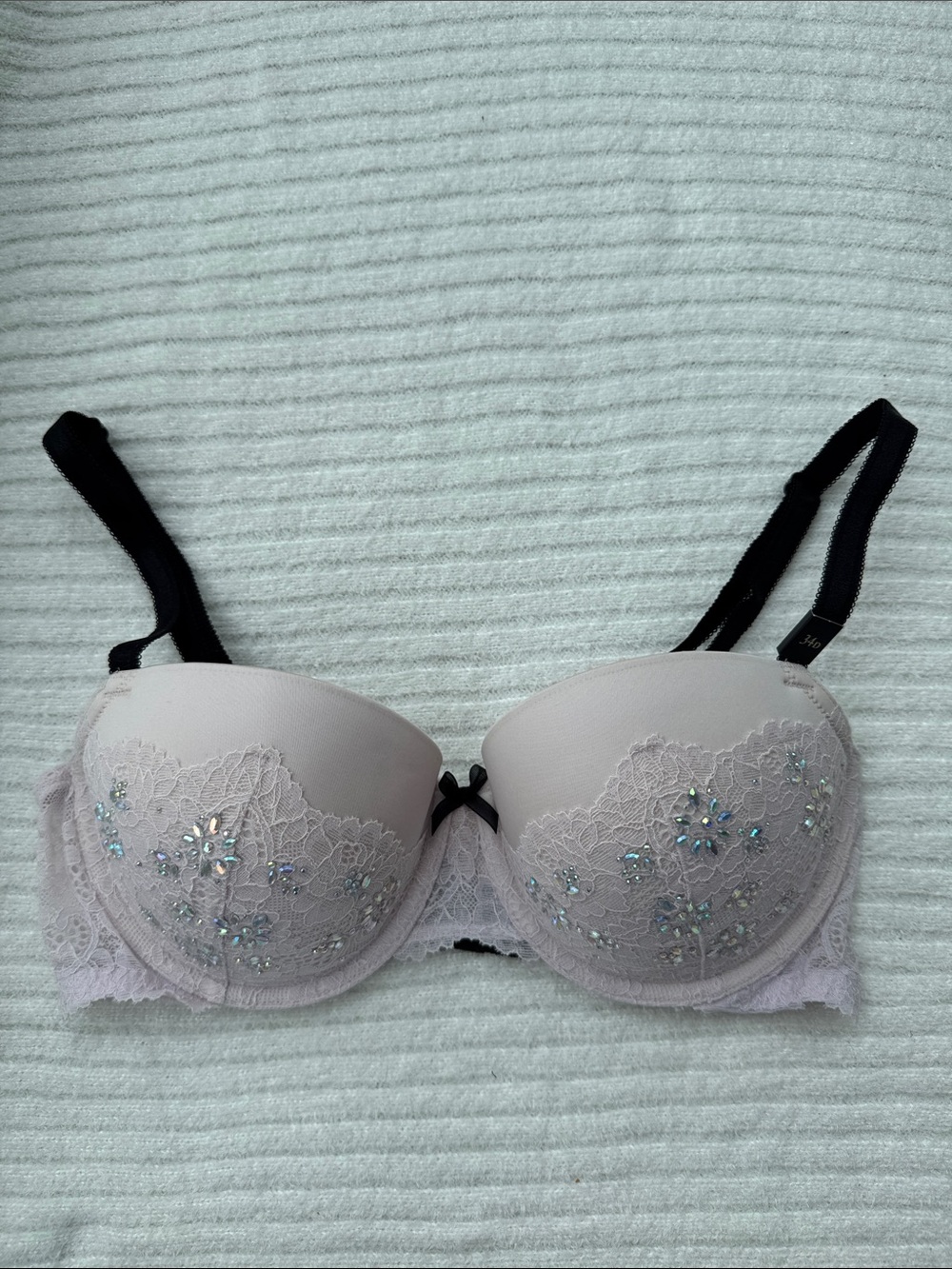 VICTORIA’S SECRET | NWT Dream Angels Push Up Demi Balconet Lavender Lace 34D